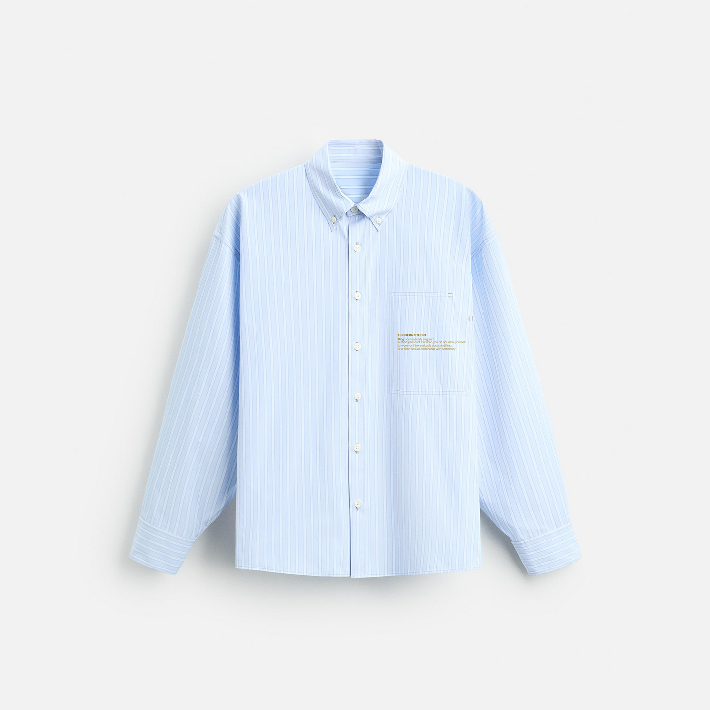 Cotton Cropped Shirt "fling"