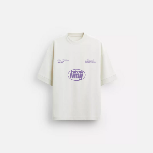 Sport Overshirt White Lavender