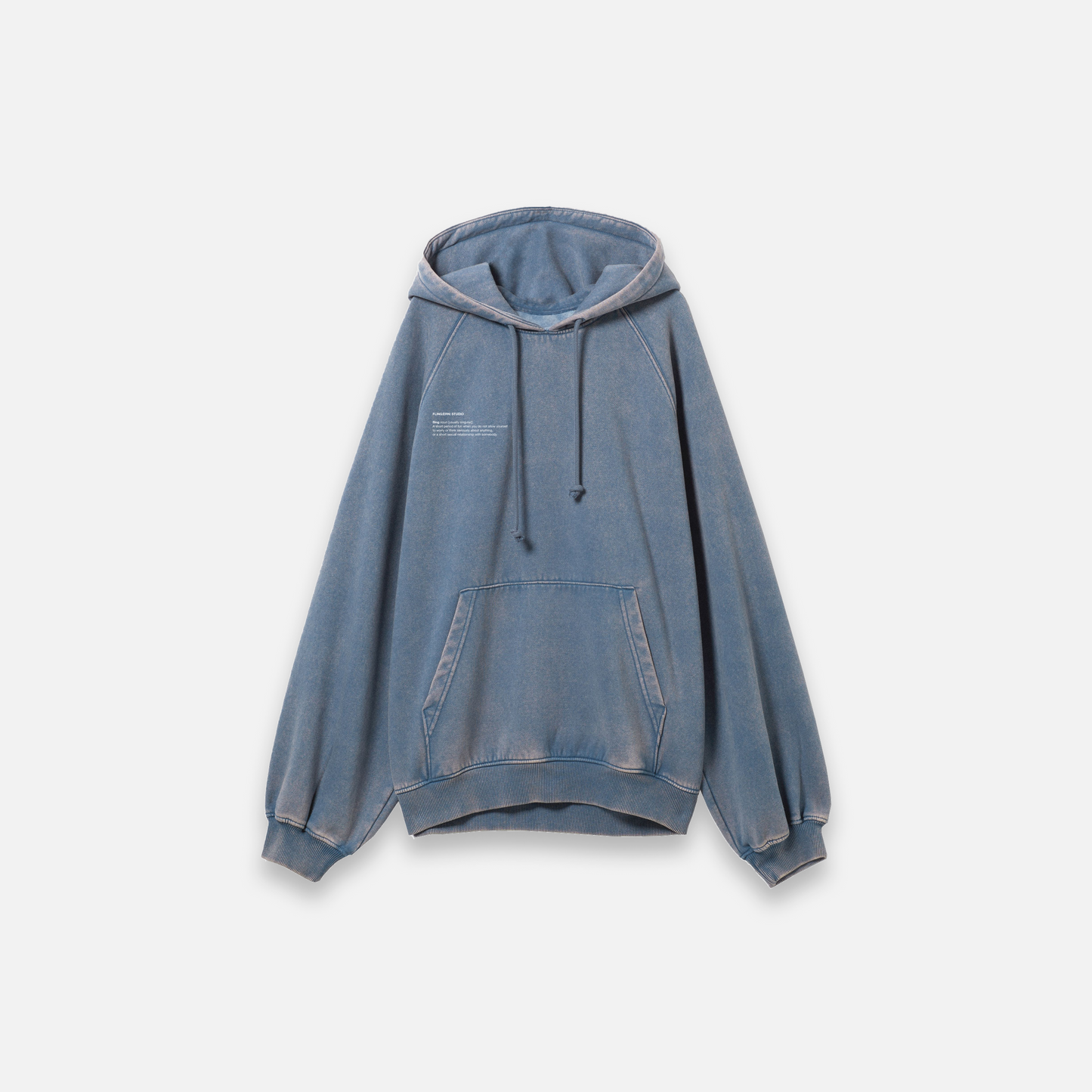 Denim Style Hoodie "fling"